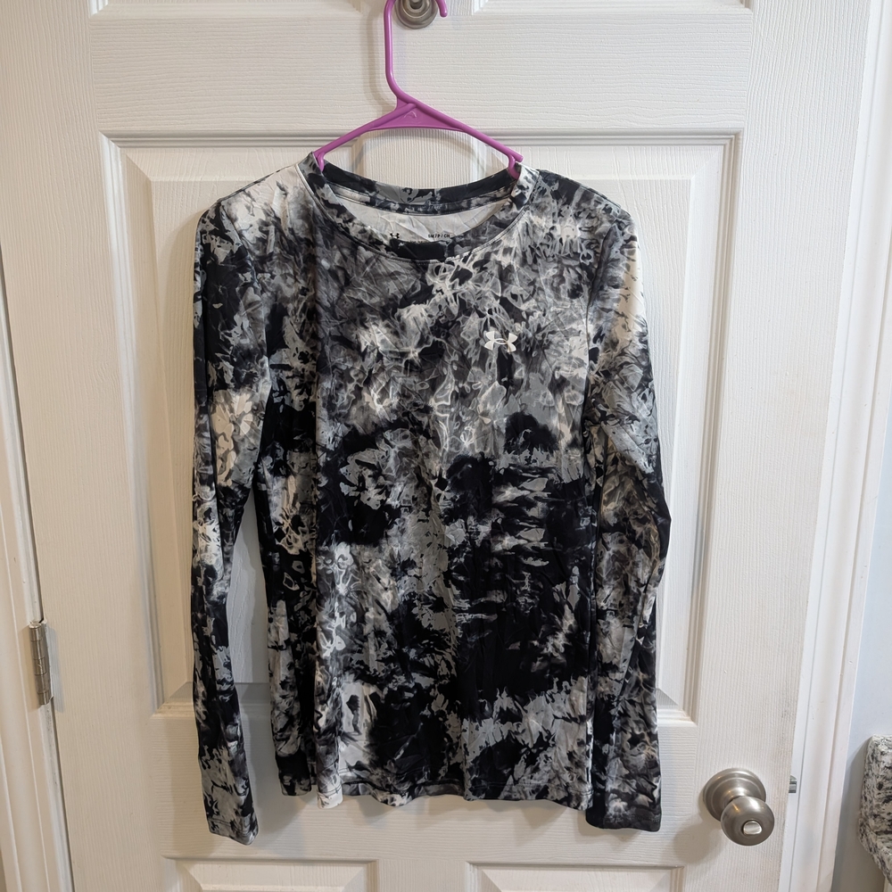 Under Armour UA Velocity Shirt Womens All Over Print Long Sleeve‎ - Size S